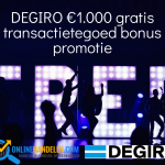 DEGIRO €1.000 gratis transactietegoed bonus promotie