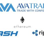 Handel en beleg in bitcoin, dash, ethereum en ripple met hefboom op AvaTrade