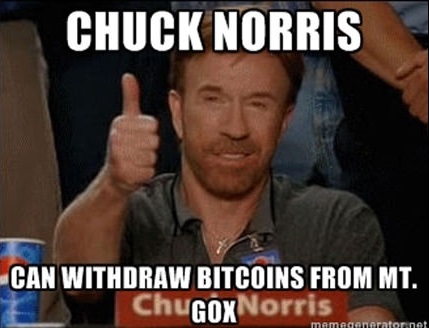 chuck norris bitcoin meme