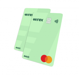 De Wirex crypto debit card (MasterCard)